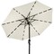 Best Choice Products 10ft Solar LED Lighted Patio Umbrella w/ Tilt Adjustment, UV-Resistant Fabric
